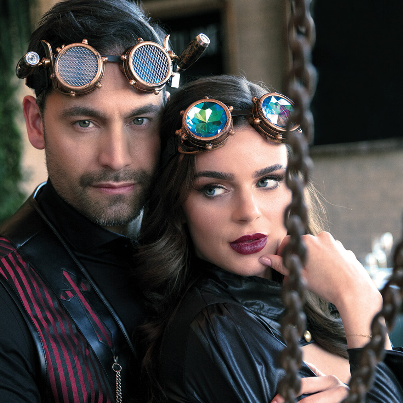 Op deze afbeelding zie je een Accessoires, van het merk Boland. Diamond Spacepunk Bril