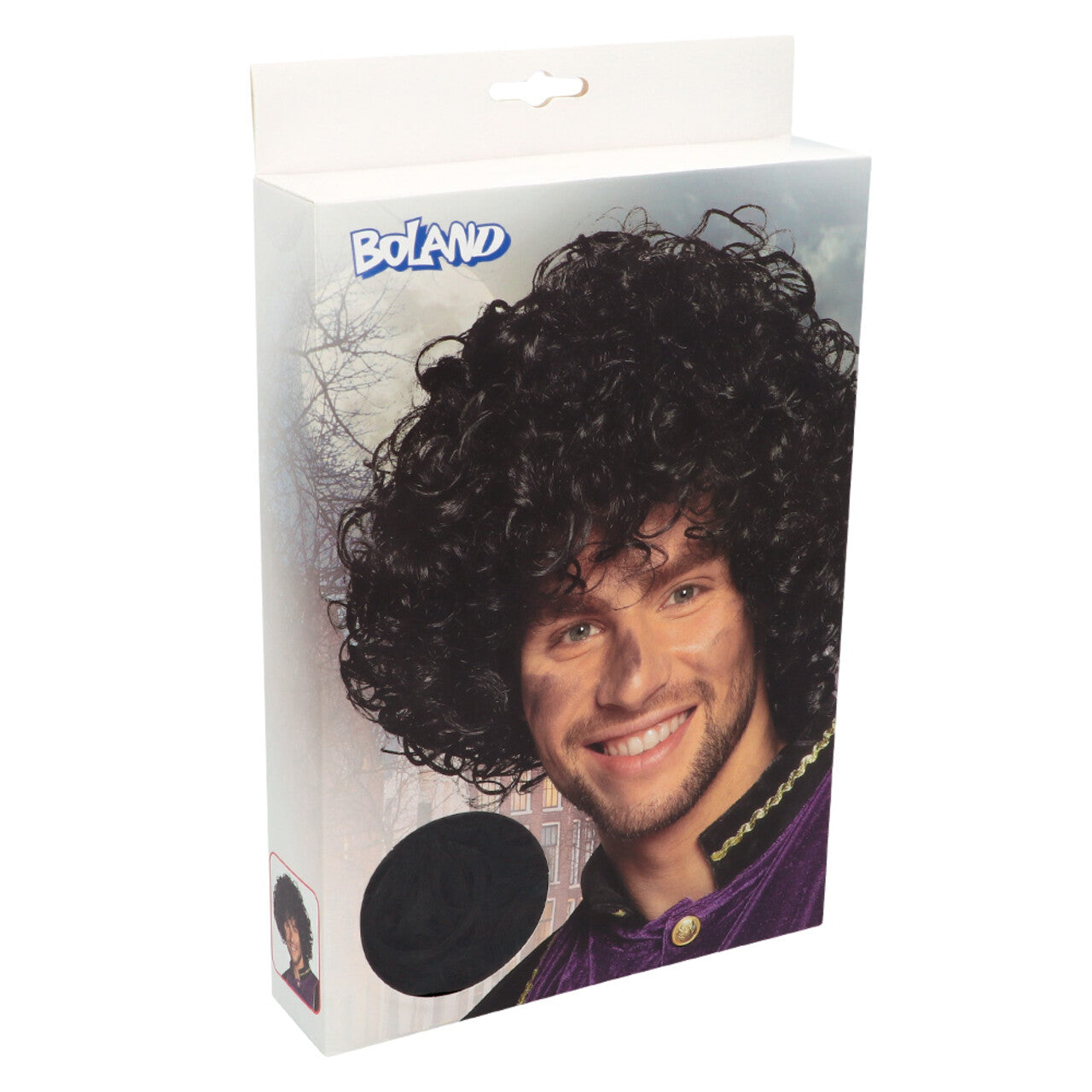 Op deze afbeelding zie je een Accessoires, van het merk Boland. Pruik Piet