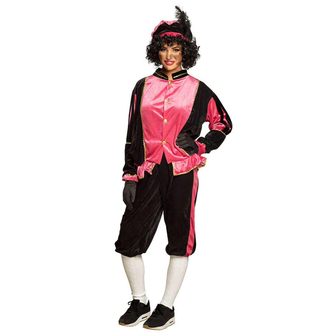 Op deze afbeelding zie je een Kostuums, van het merk Boland. Feest Piet Vrouw Kostuum