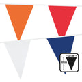 Pe Wimpelkette Orange-Rot-Weiss-Blau