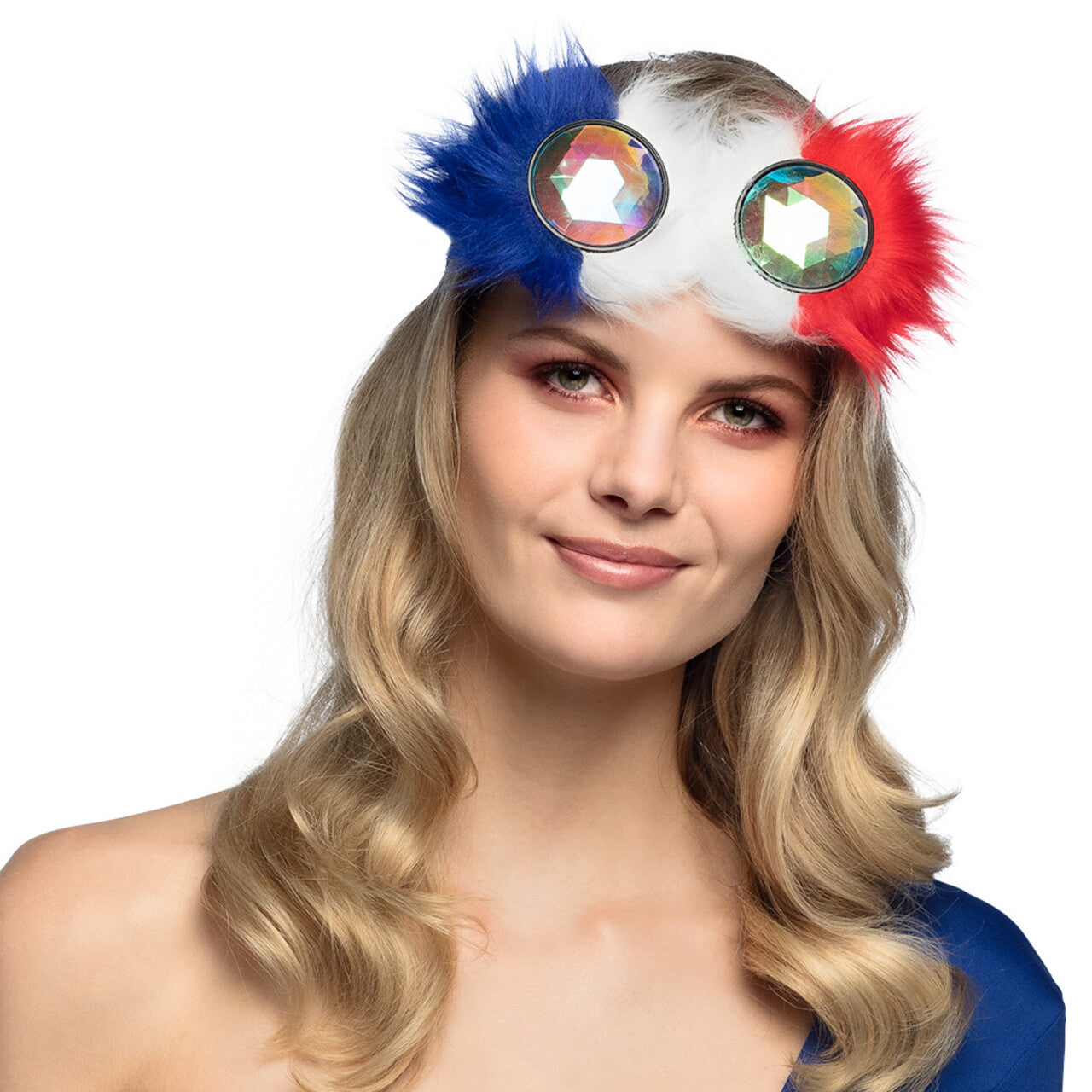 Op deze afbeelding zie je een Accessoires, van het merk Boland. Fluffy Frankrijk Bril