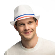 Op deze afbeelding zie je een Accessoires, van het merk Boland. Hoed Wit Frankrijk