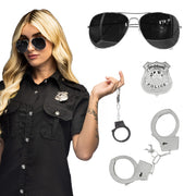 Op deze afbeelding zie je een Kostuums, van het merk Boland. Accessoire Set Stoere Agent Kostuum