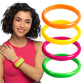 Set Aus 4 Armbändern 80er Party