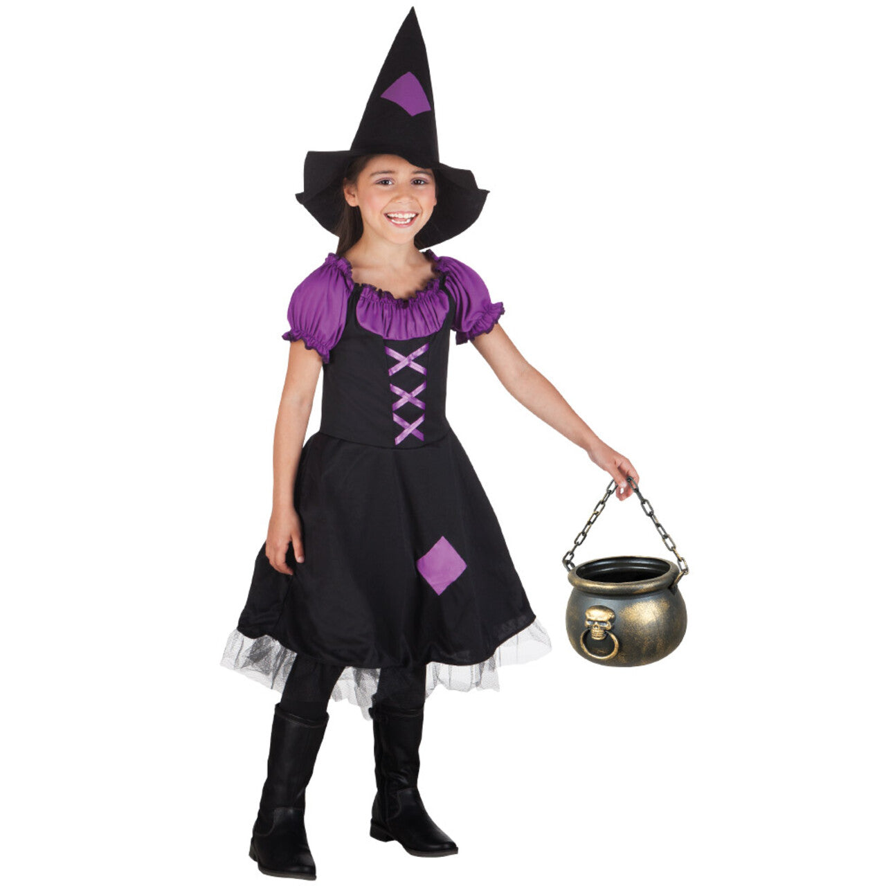 Op deze afbeelding zie je een Decoratie, van het merk Boland. Heksenketel Skull Magic Spell