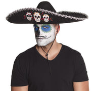 Op deze afbeelding zie je een Accessoires, van het merk Boland. Mexicaanse Sombrero Calavera