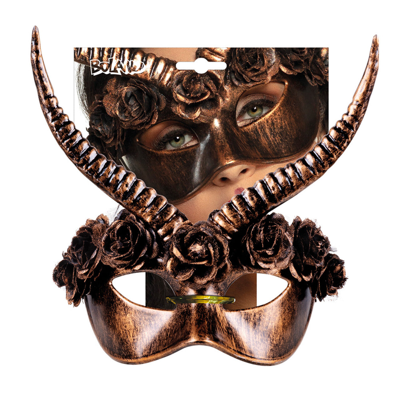 Op deze afbeelding zie je een Accessoires, van het merk Boland. Oogmasker Voodoo Dame Mama Legba