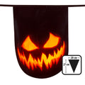 Pe Wimpelkette Creepy Pumpkin Zweiseitig
