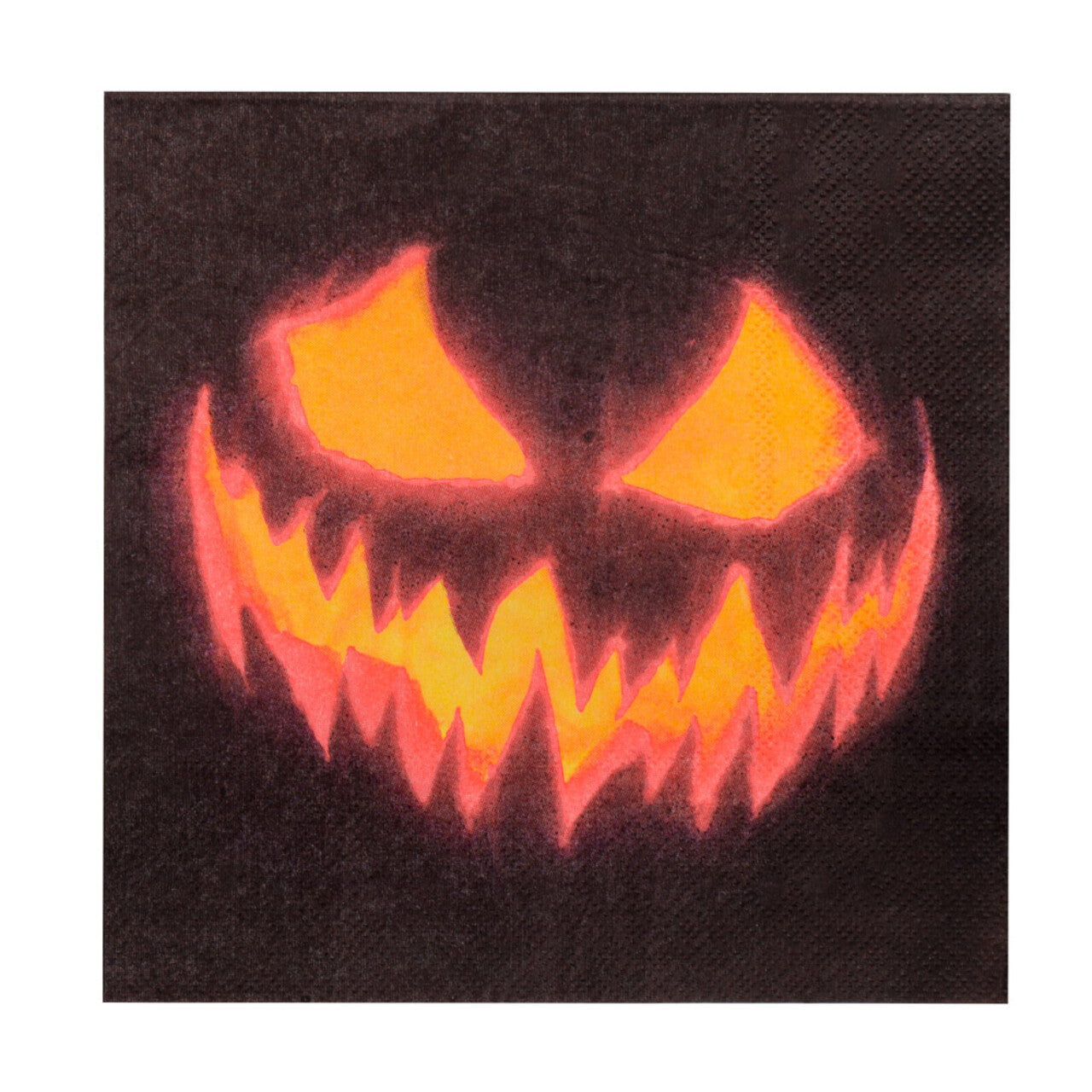 Op deze afbeelding zie je een Decoratie, van het merk Boland. Servetten Creepy Pumpkin 20 Stuks