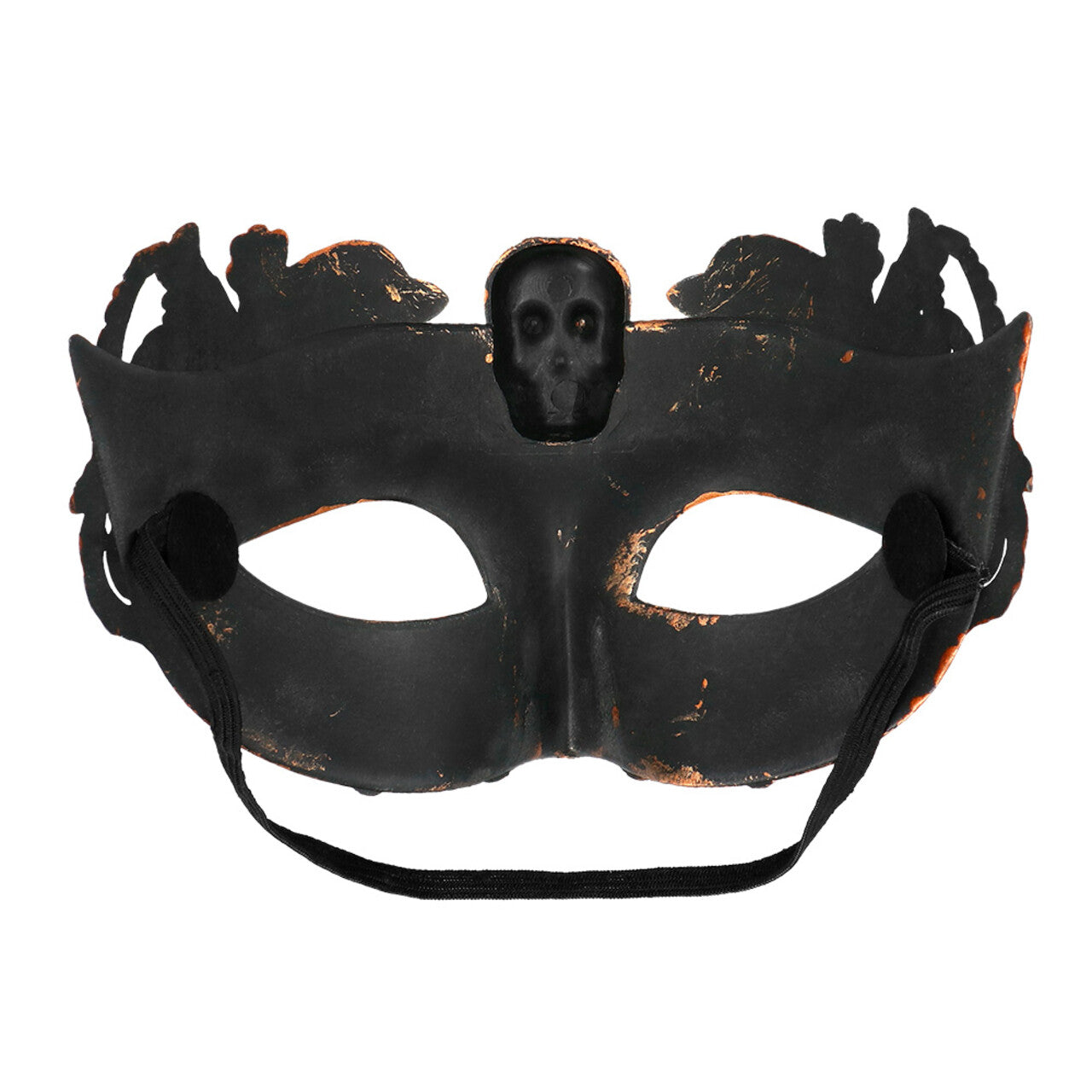 Op deze afbeelding zie je een Accessoires, van het merk Boland. Oogmasker Skullmeister Brons