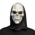 Maske Mit Kapuze Perlen-Glanz Schädel