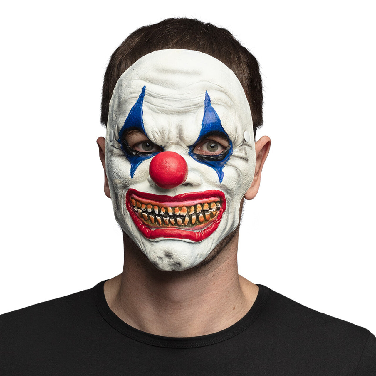 Op deze afbeelding zie je een Accessoires, van het merk Boland. Masker Clown Bad Buster
