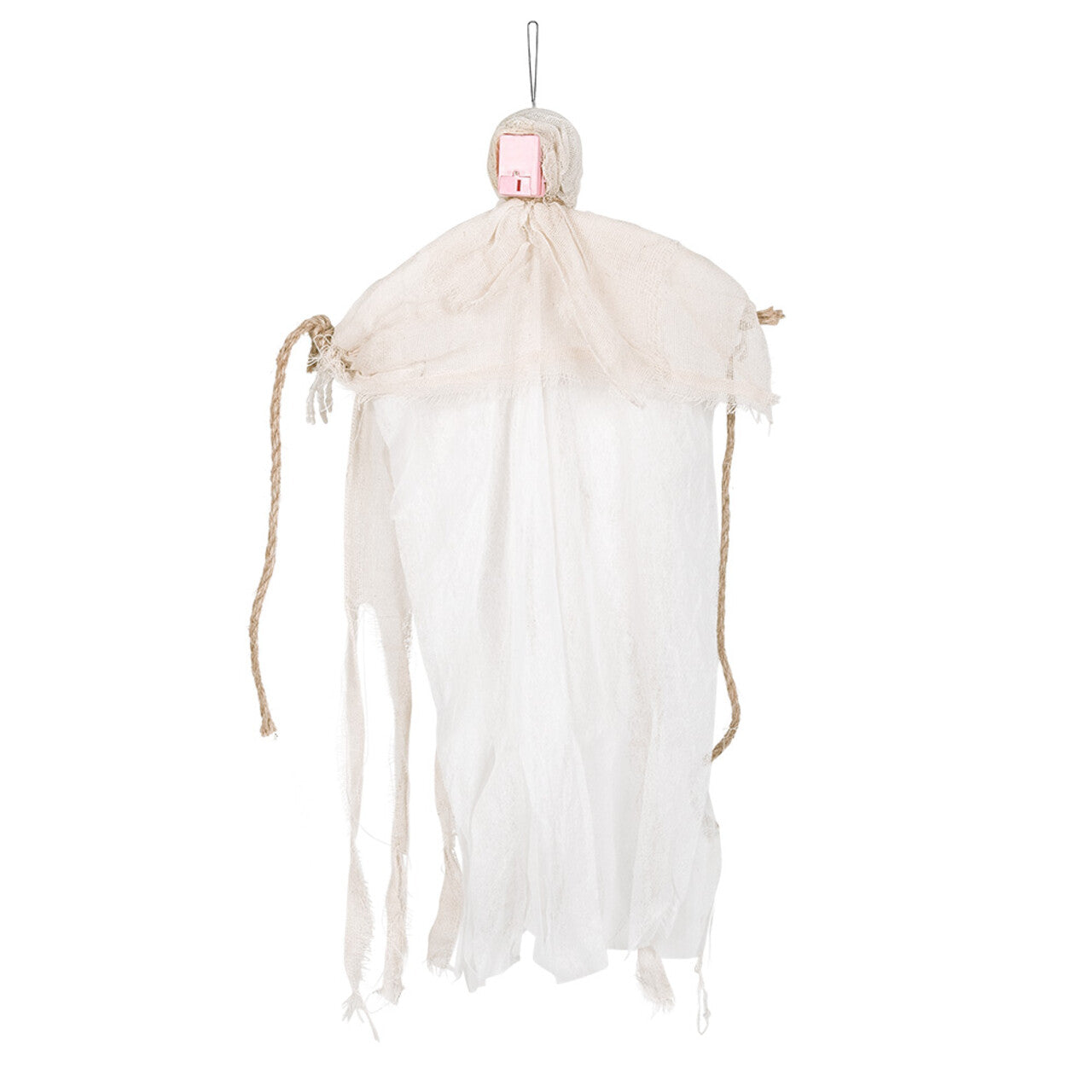 Op deze afbeelding zie je een Decoratie, van het merk Boland. Hangdecoratie Skeleton Ghost Met Licht En Geluid