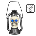 Led-Laterne Skull Mit 3 Farbwechsel-Licht