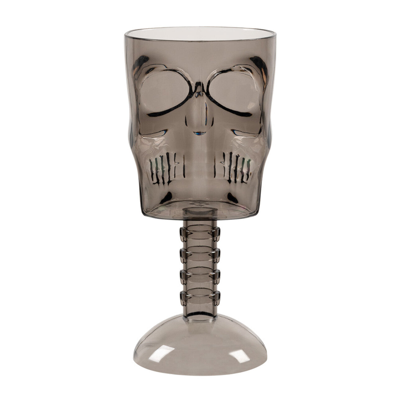 Op deze afbeelding zie je een Decoratie, van het merk Boland. Plastic Kelk Smoke Skull