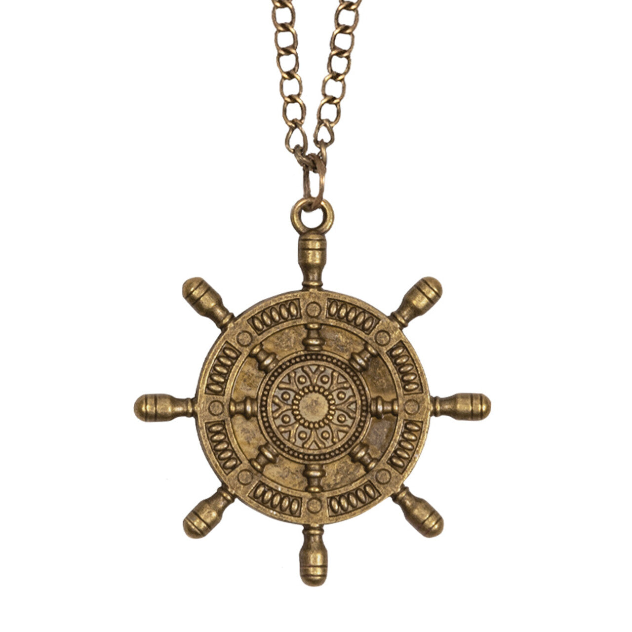 Op deze afbeelding zie je een Accessoires, van het merk Boland. Ketting Piraat Stuurwiel