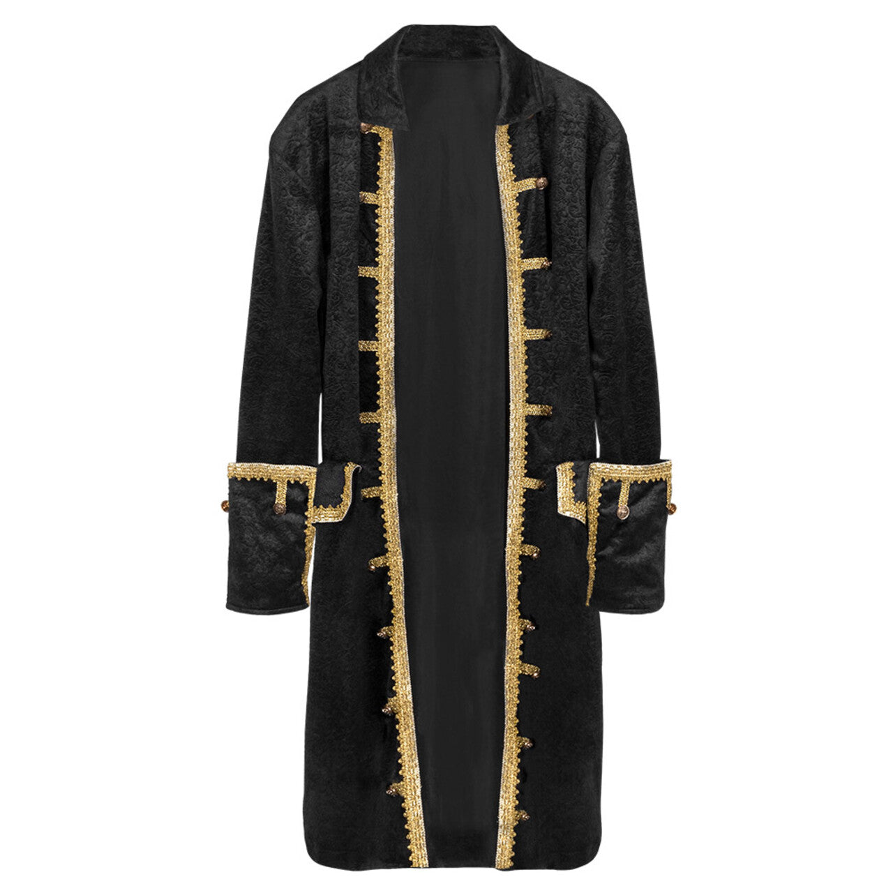 Op deze afbeelding zie je een Kostuums, van het merk Boland. Piratenjas Man