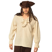 Op deze afbeelding zie je een Kostuums, van het merk Boland. Woeste Zeedief Piraat Jacky Gold Shirt Man