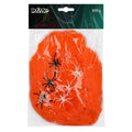 Spinnweben 100 G Orange Mit 6 Spinnen