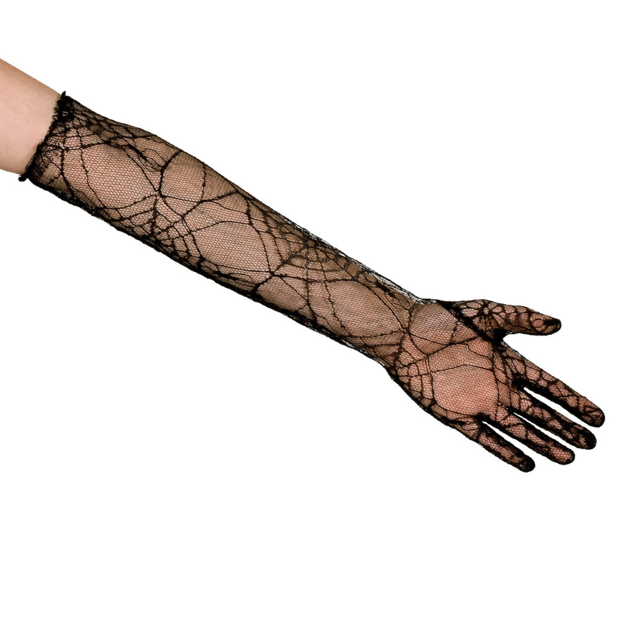 Op deze afbeelding zie je een Accessoires, van het merk Boland. Handschoenen Spiderweb Zwart