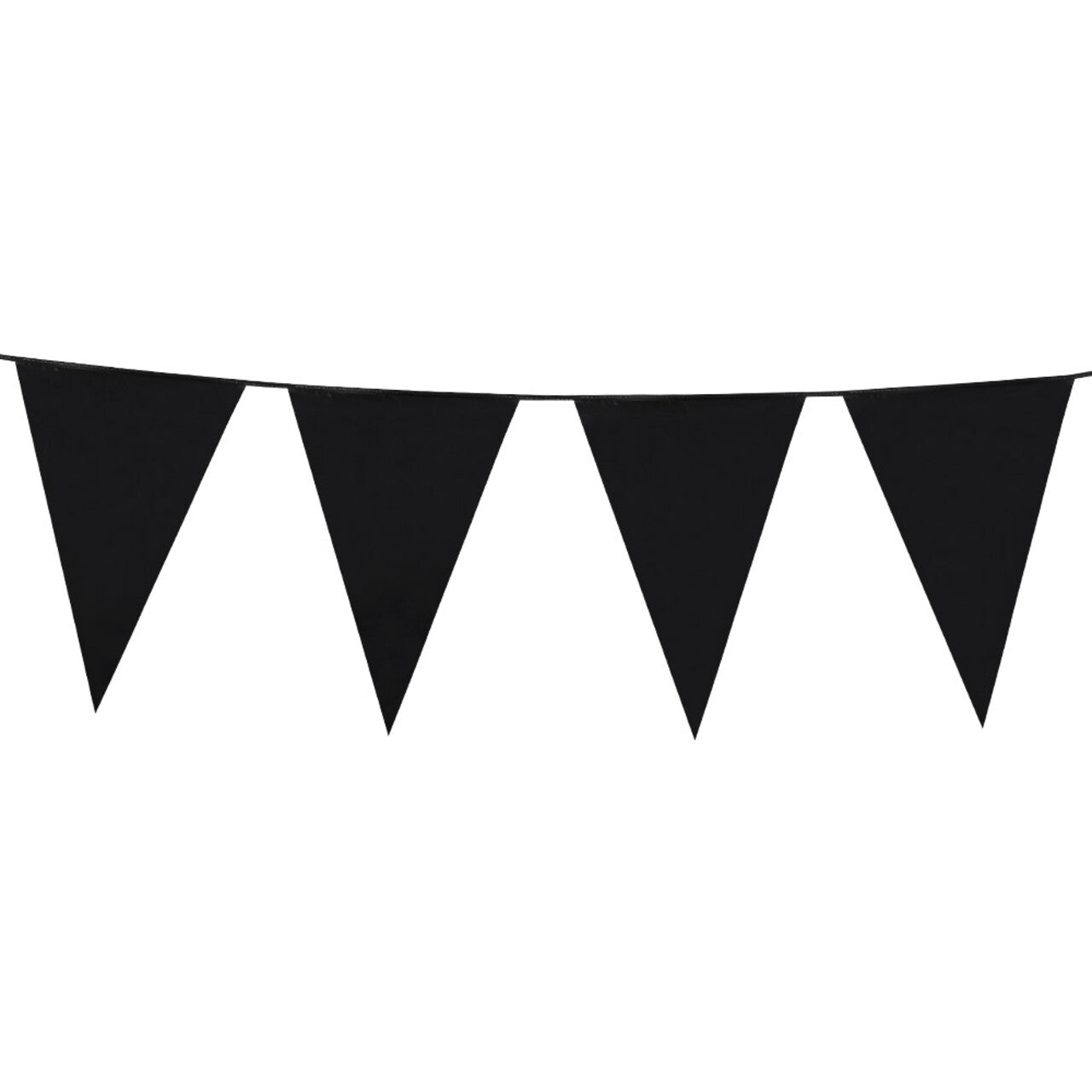 Op deze afbeelding zie je een Decoratie, van het merk Boland. Pe Vlaggenlijn Zwart Halloween Feestje