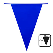 Op deze afbeelding zie je een Decoratie, van het merk Boland. Vlaggenlijn Met Grote Vlaggen Donkerblauw
