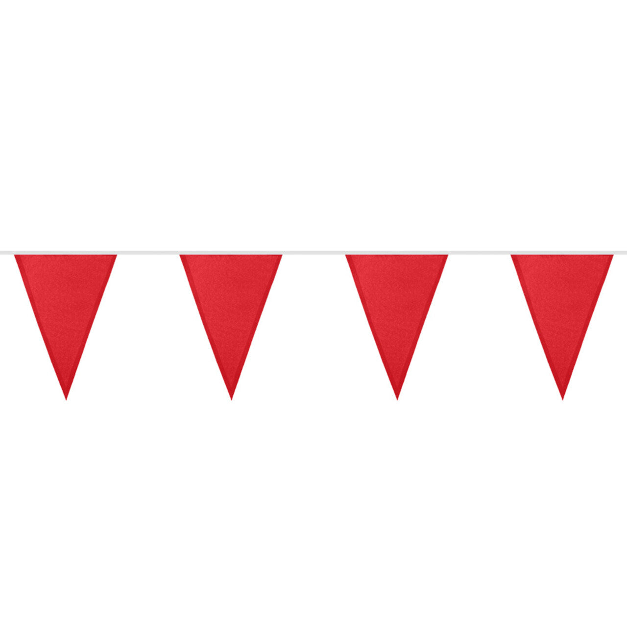 Op deze afbeelding zie je een Decoratie, van het merk Boland. Polyester Vlaggenlijn Rood 6 Meter