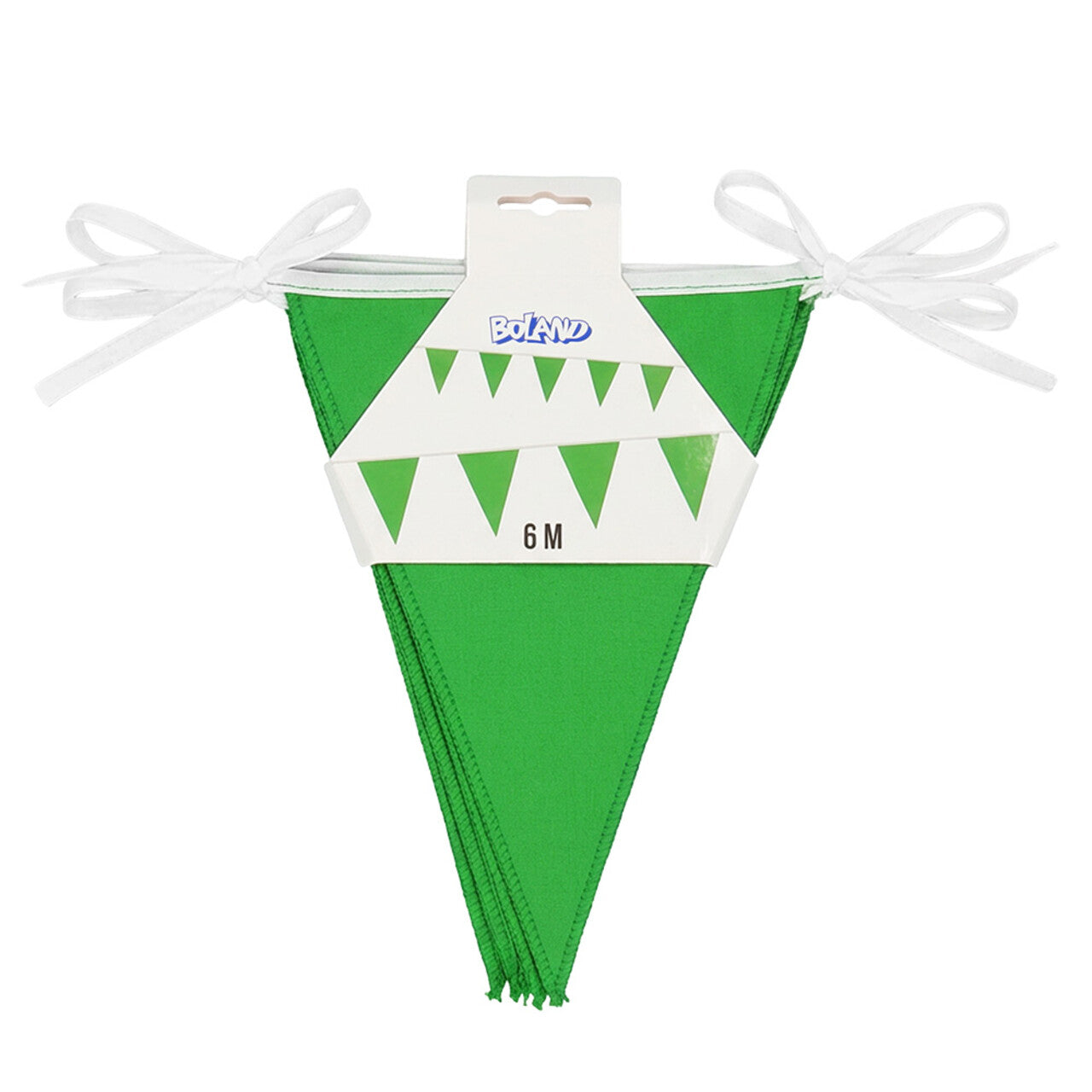 Op deze afbeelding zie je een Decoratie, van het merk Boland. Party Vlaggenlijn Groen