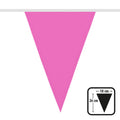Polyester Wimpelkette Rosa