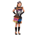 Kinderkostüm Skeleton Princess Kostüm für Mädchen