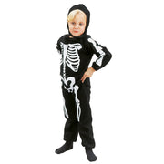 Op deze afbeelding zie je een Kostuums, van het merk Boland. Boney Little Skeleton Kind Kostuum