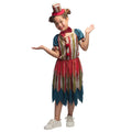 Kinderkostüm Evil Clownette Kostüm für Mädchen