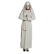 Op deze afbeelding zie je een Kostuums, van het merk Boland. Geestelijke Spook Non Vrouw Kostuum