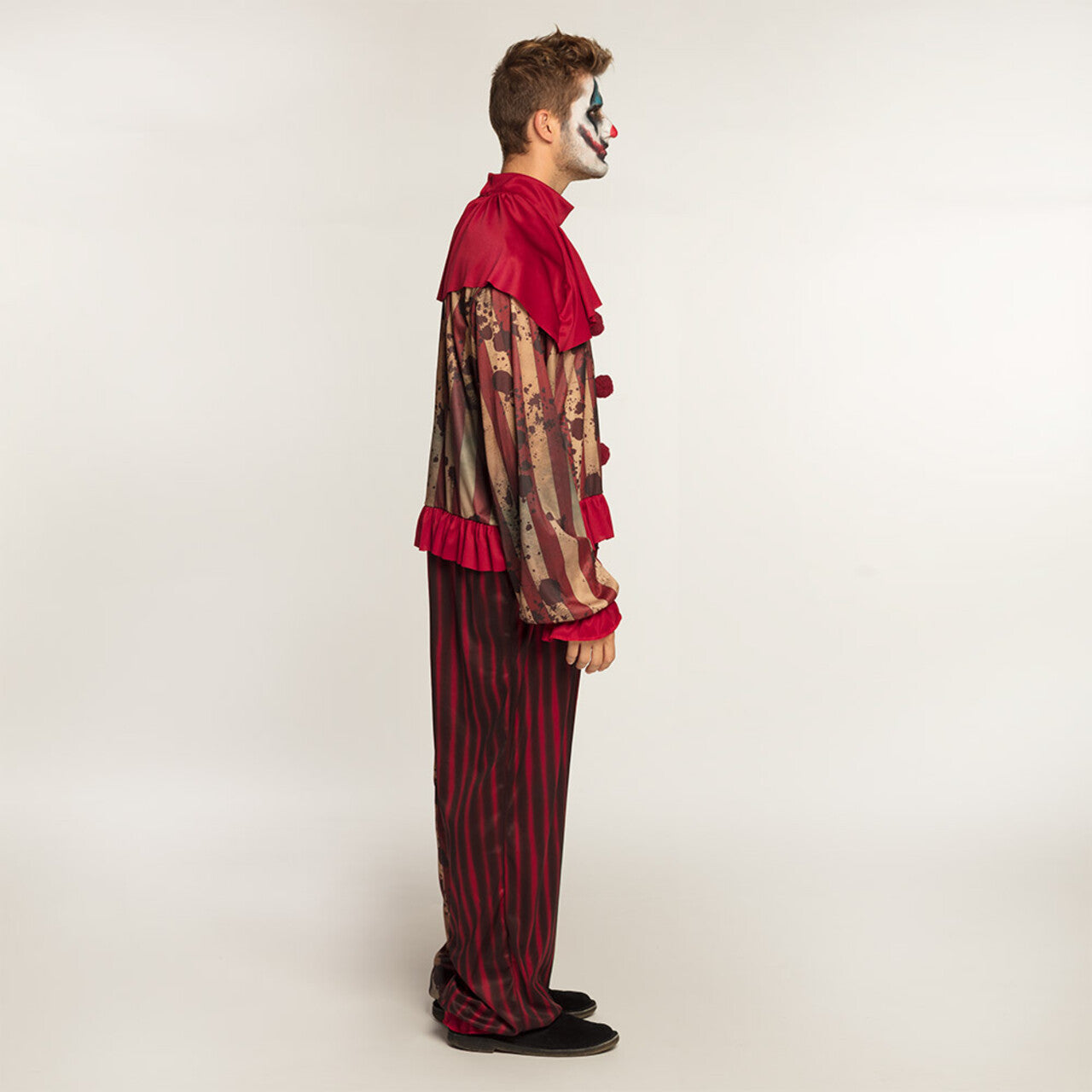 Op deze afbeelding zie je een Kostuums, van het merk Boland. Midnight Horror Clown Man Kostuum