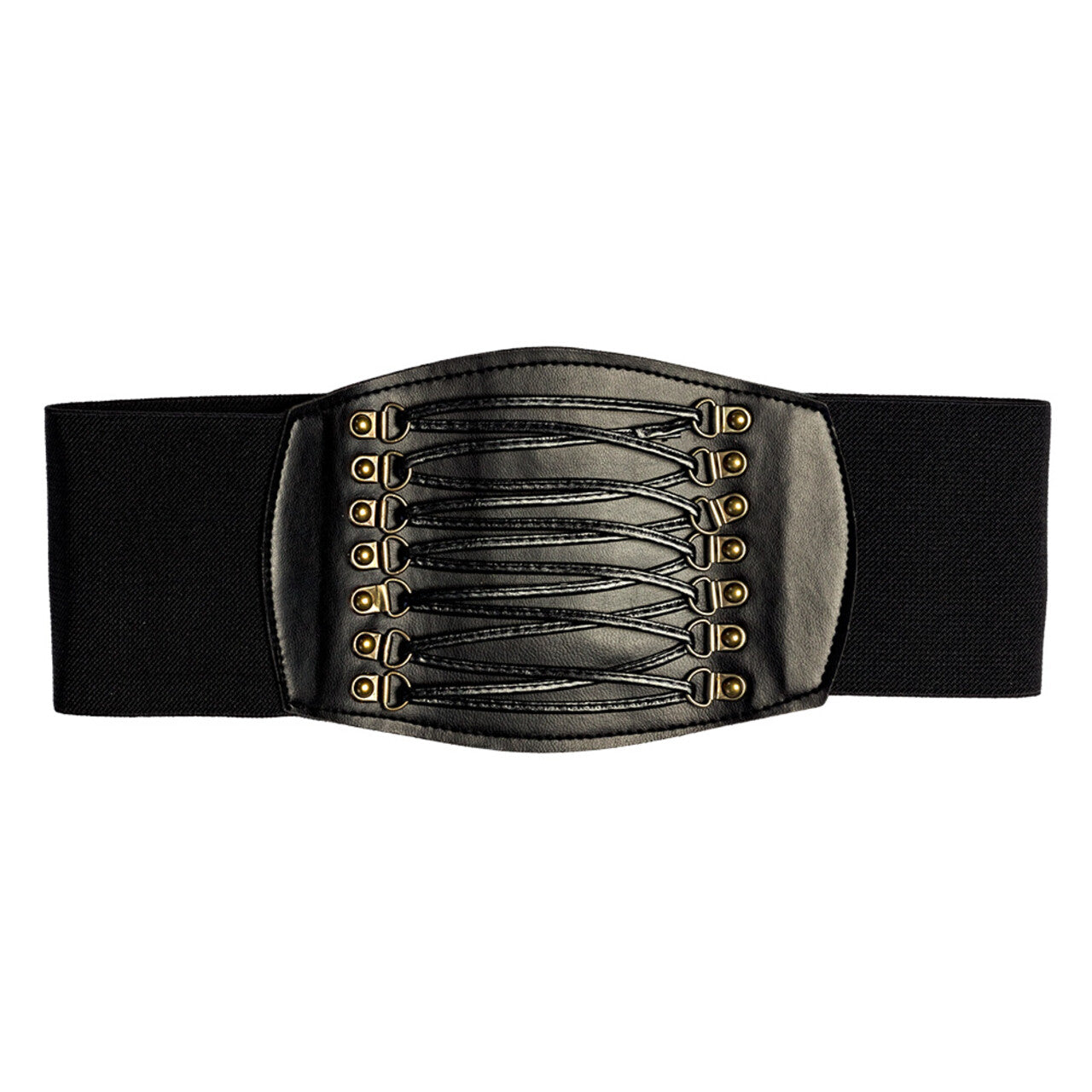 Op deze afbeelding zie je een Accessoires, van het merk Boland. Brede Riem Zwart Piraat Boekanier