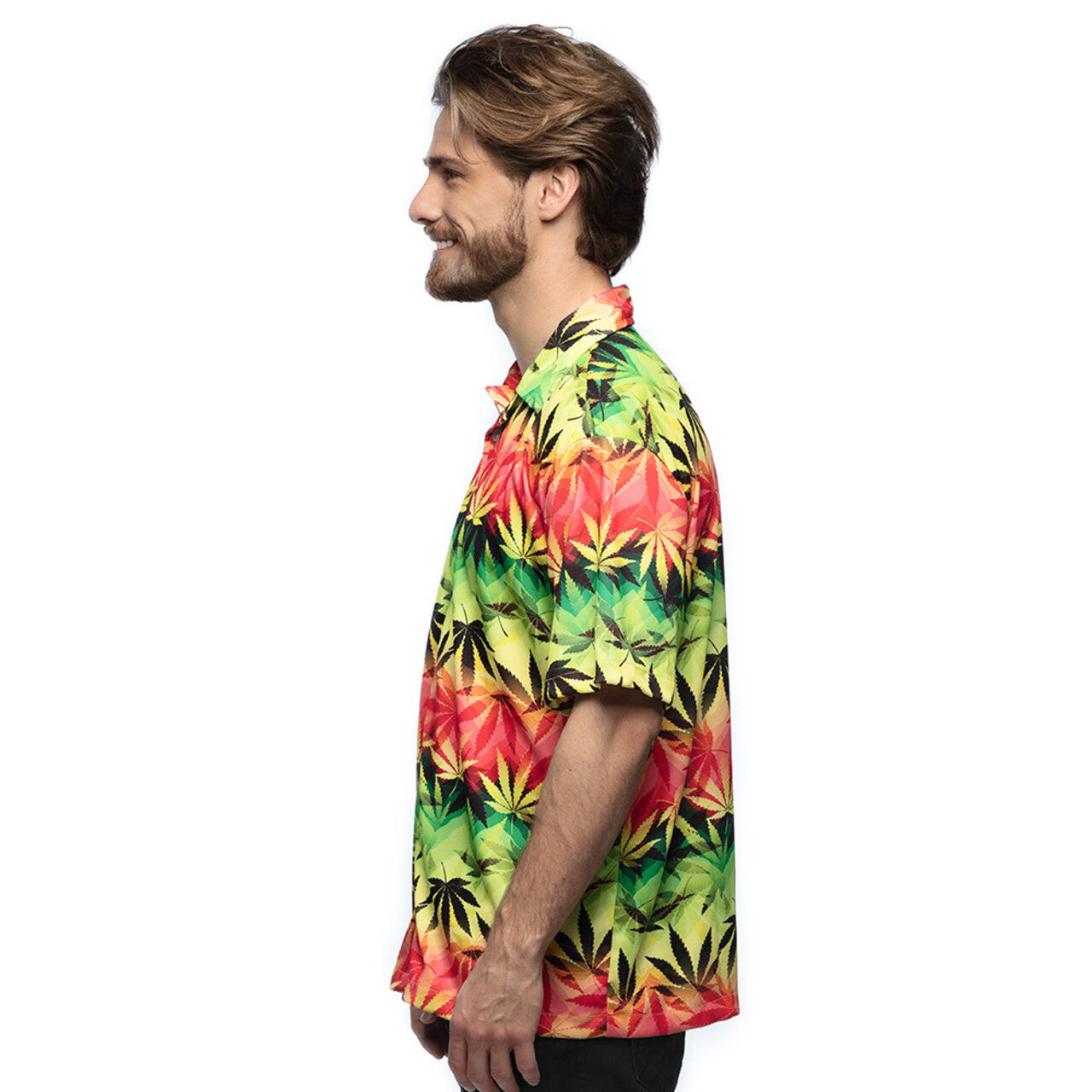 Op deze afbeelding zie je een Kostuums, van het merk Boland. Shirt Ziggy Rastafari Man