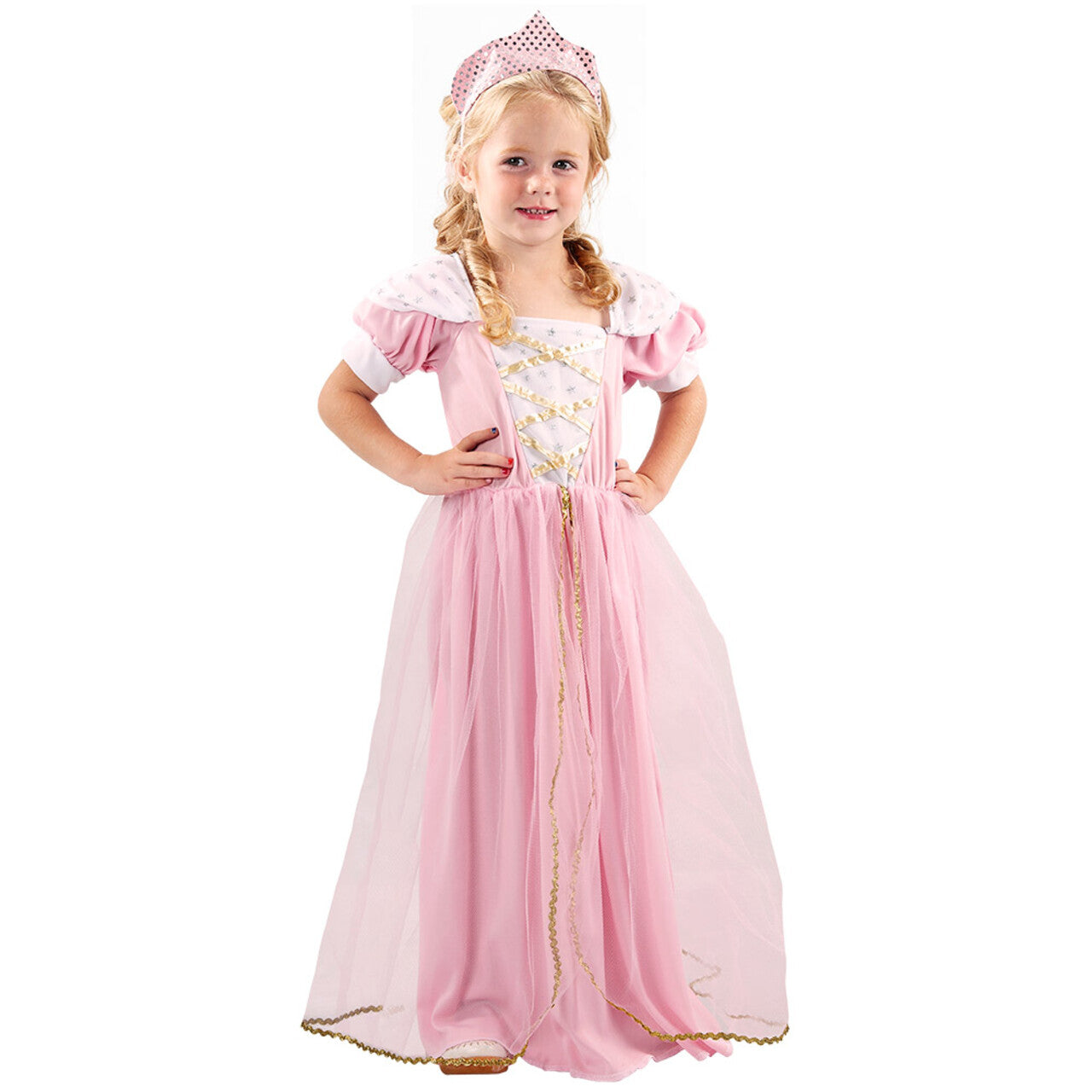 Op deze afbeelding zie je een Kostuums, van het merk Boland. Darling Princess Meisje Kostuum