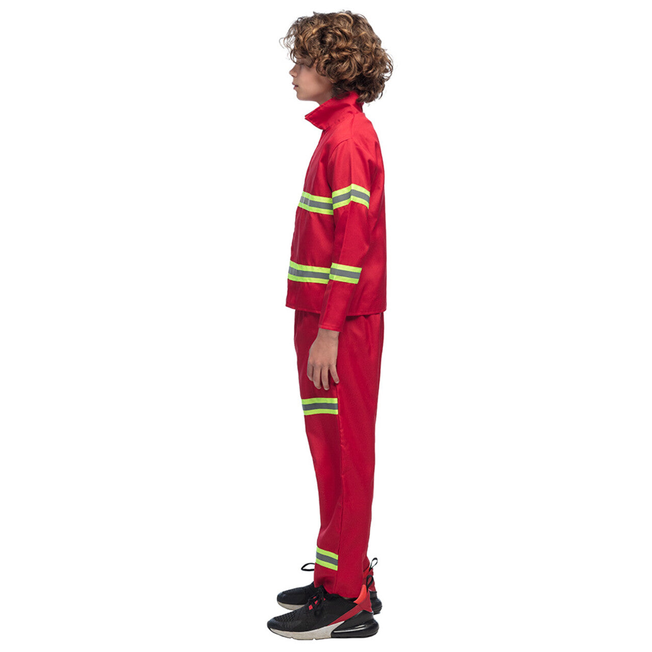 Op deze afbeelding zie je een Kostuums, van het merk Boland. Brandweerman Vurige Sam Jongen Kostuum