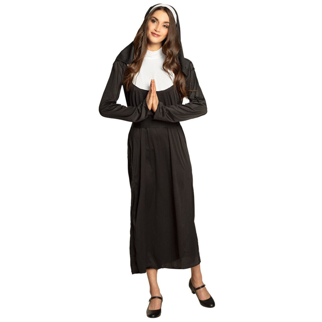 Op deze afbeelding zie je een Kostuums, van het merk Boland. Non Holy Moly Vrouw Kostuum