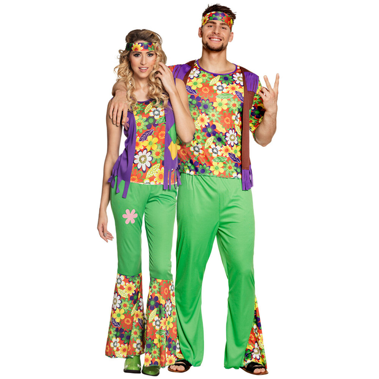 Op deze afbeelding zie je een Kostuums, van het merk Boland. Harry Woodstock Man Kostuum