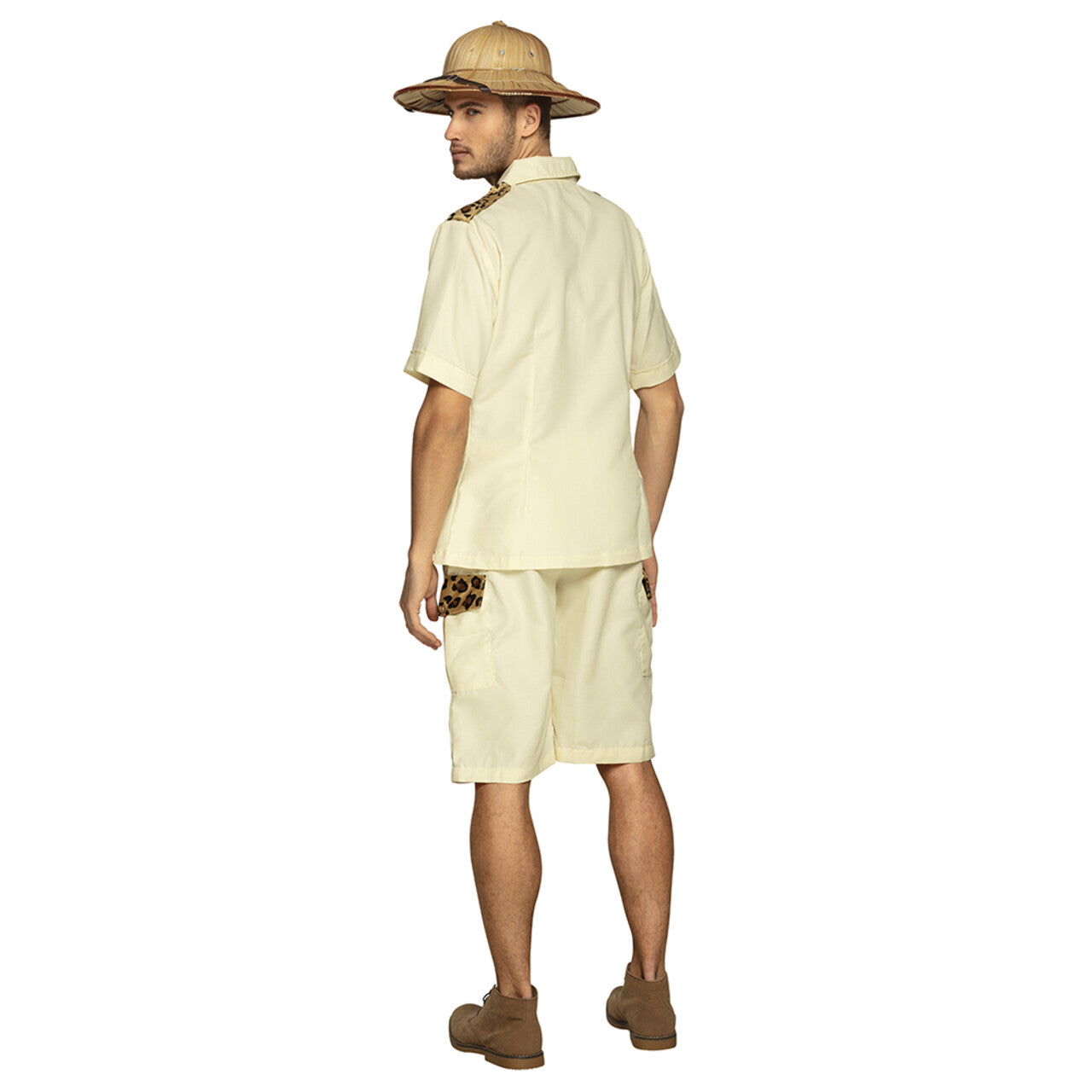 Op deze afbeelding zie je een Kostuums, van het merk Boland. Safariman Freek Wild Van Wild Kostuum