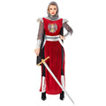 Erwachsenenkostüm Ritter Adeline Damenkostüm