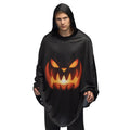 Poncho Gruselige Halloween-Kürbis Unisex Kostüm