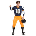 American Football Spieler Nummer 10 Herrenkostüm