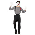 Stummer Pantomime Mime Herrenkostüm