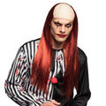 Perücke Killer Clown Rot