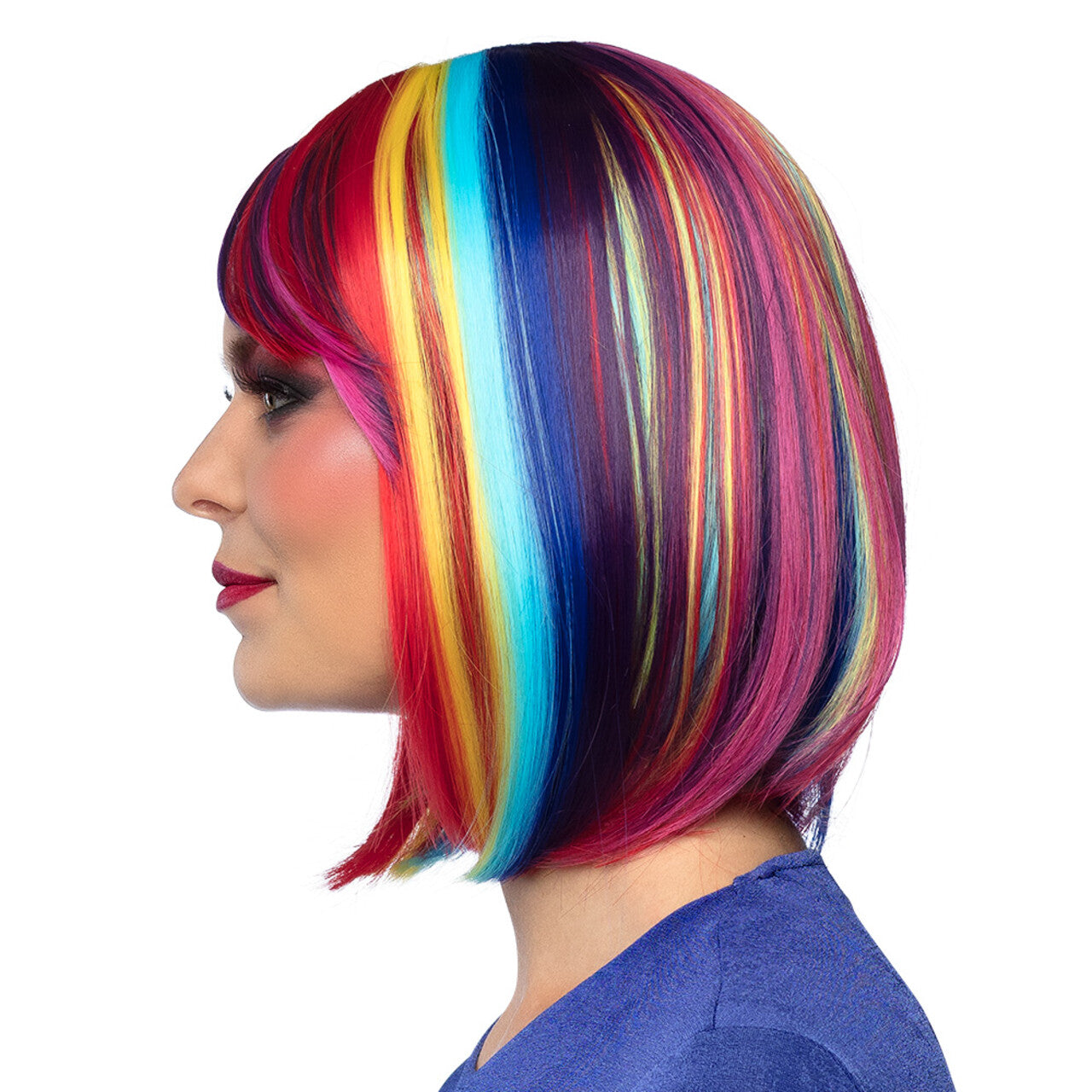 Op deze afbeelding zie je een Accessoires, van het merk Boland. Pruik Colour Rebel