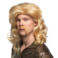 Perücke Blond Mit Schnurrbart