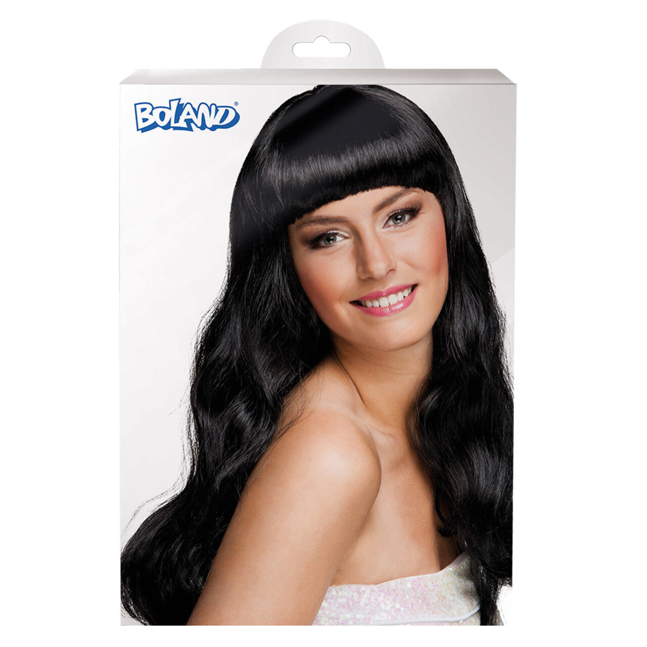Op deze afbeelding zie je een Accessoires, van het merk Boland. Pruik Kendal Black