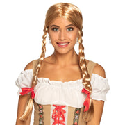 Op deze afbeelding zie je een Accessoires, van het merk Boland. Pruik Onschuldige Heidi Blond